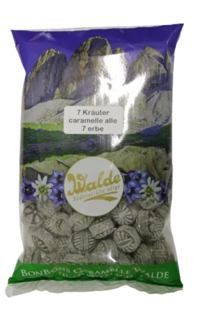 Walde Fruchtbonbons 7 Kräuterbonbons 150g