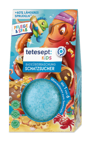 tetesept kids Badeüberraschung Schatzsucher 140g