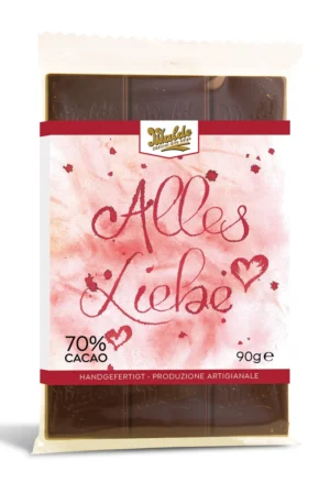 Walde Schokolade 35% Alles Liebe Milchschokolade 90g