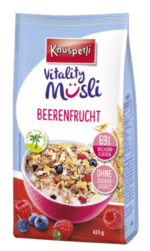 Knusperli Müsli Vitality Beerenfrucht 425g