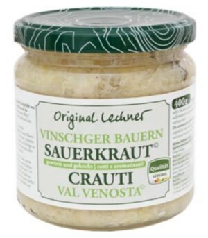 Lechner Vinschger Sauerkraut gekocht und gewürzt 700g