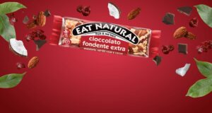 EAT NATURAL Riegel Mandel, Preiselbeere und Kokosnuss mit dunkler Schokolade (Glutenfrei) (3x40g) 120g