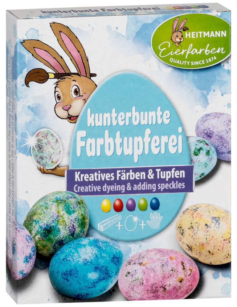 Heitmann Eierfarben Kunterbunte Farbtupferei 5 Farben