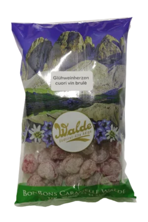 Walde Fruchtbonbons Glühweinherzen 125g