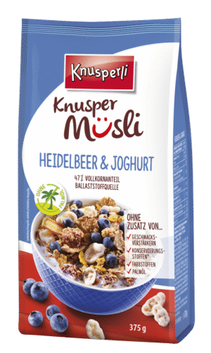 Knusperli Müsli Heidelbeere und Joghurt 375g