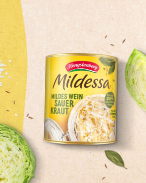 Hengstenberg Mildessa mildes Weinsauerkraut 850g