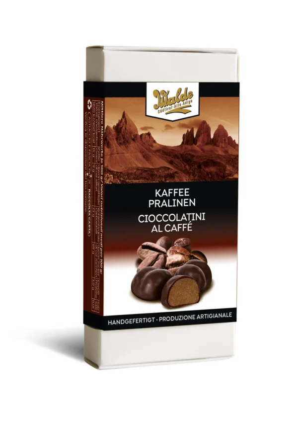 Walde Pralinen 70% Kaffee 70g