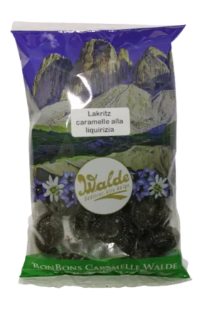 Walde Fruchtbonbons Lakritzbonbons 150g