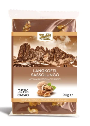 Walde Schokolade 35% Langkofel mit Walnüssen 90g