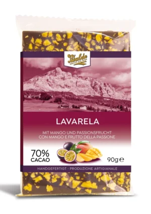 Walde Schokolade 70% Lavarello mit Mango und Maracuja 90g