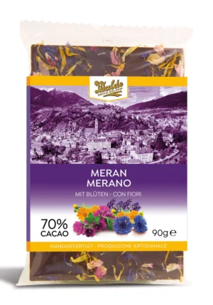 Walde Schokolade 70% Meran mit Kräuterblüten 90g