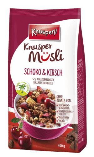 Knusperli Müsli Schoko und Kirsche 400g