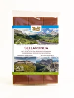Walde Schokolade 50% Sellaronda mit geröstetem Bergweizenkorn 90g