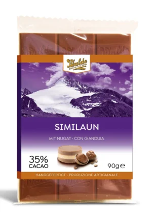 Walde Schokolade 35% Similaun mit Nugat 90g