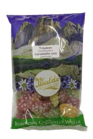 Walde Fruchtbonbons Traubenbonbons 125g