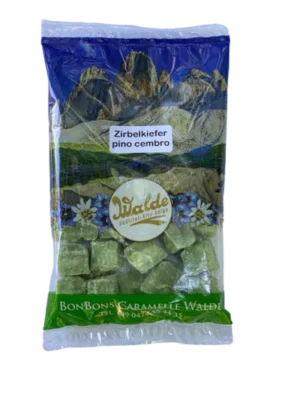 Walde Fruchtbonbons Zirbenkieferwürfel 150g