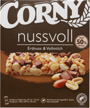 Corny nussvoll Erdnuss Vollmilch (4x24g) 96g