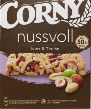 Corny nussvoll Nuss Traube (4x24g) 96g