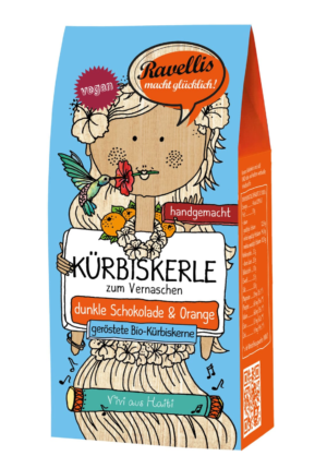 Revellis Kürbiskerne mit Schokomantel Vivi aus Haiti (Vegan) 80g
