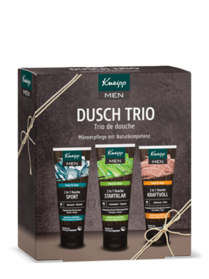 Kneipp Men Dusch Trio 2in1 Kühle Frische, Startklar und Kraftvoll 3x75ml