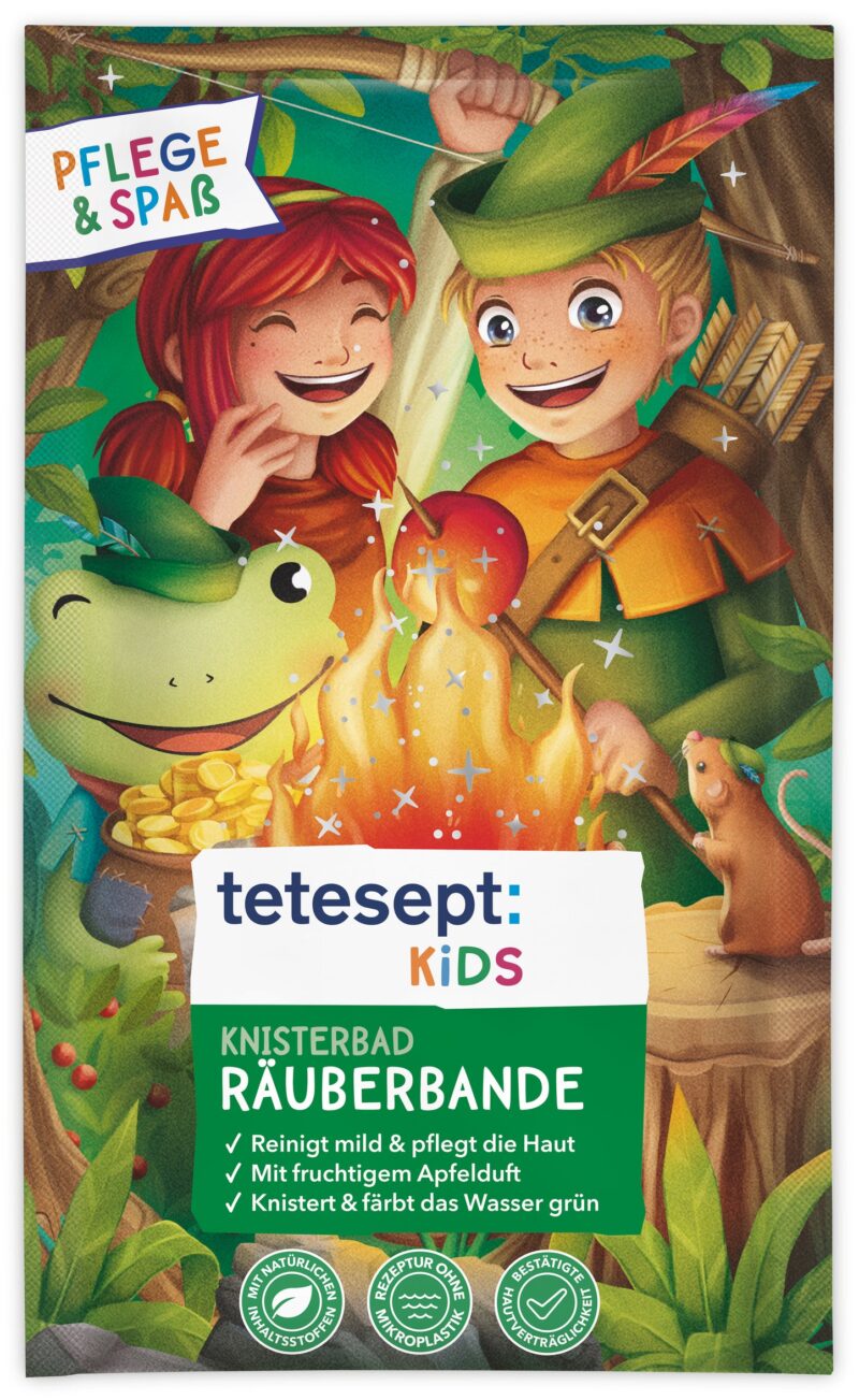 tetesept kids Knisterbad Räuberbande 50g