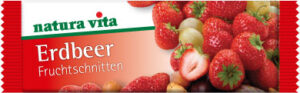 natura vita Fruchtschnitte Erdbeere 50g