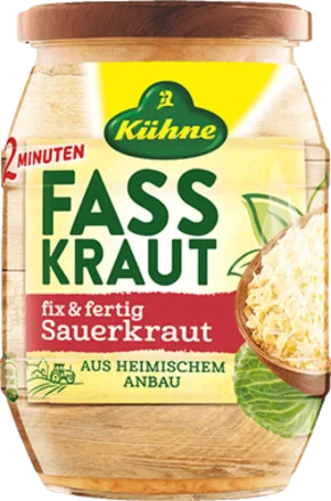 Kühne Kraut Sauerkraut fix und fertig 680g