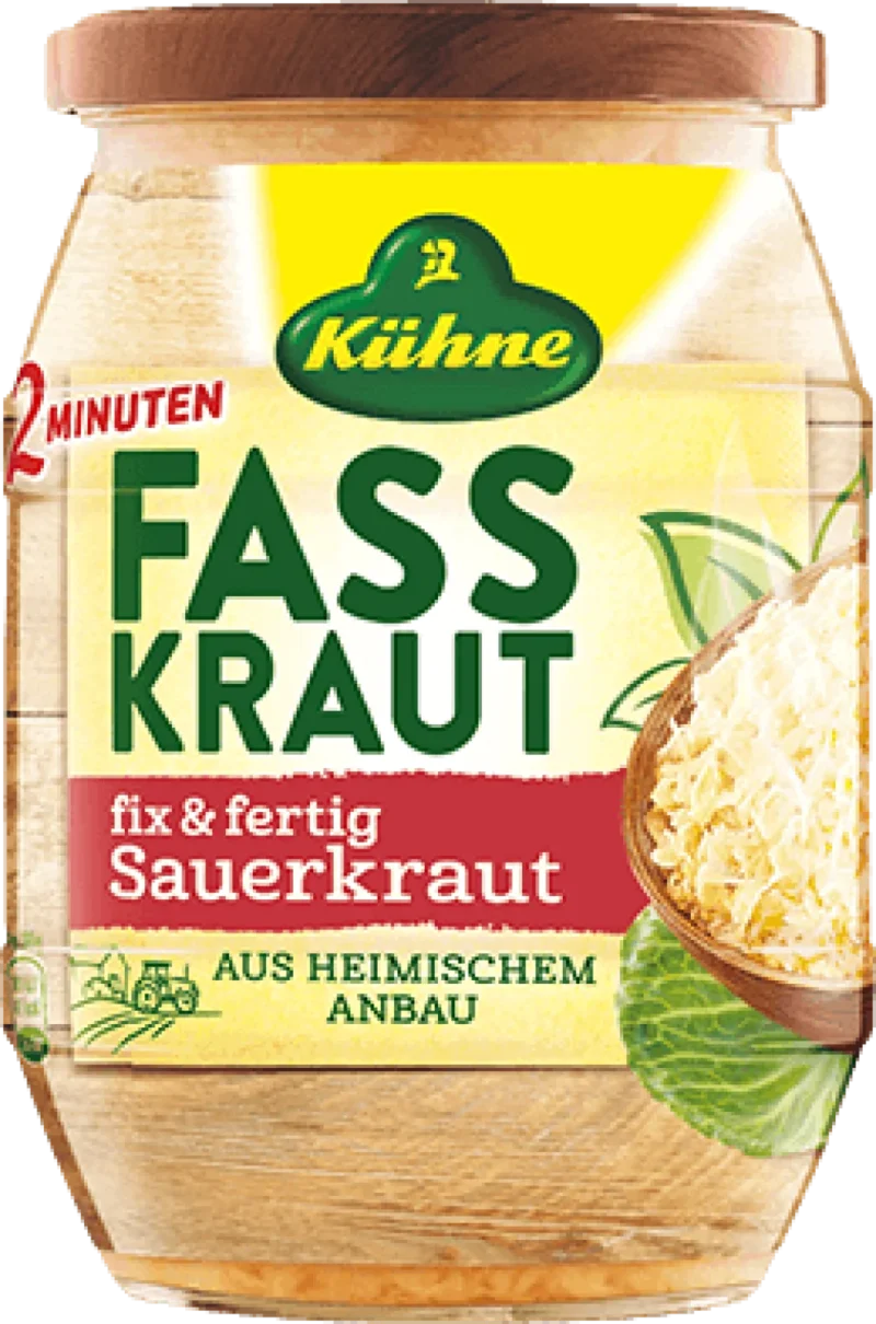 Kühne Kraut Sauerkraut fix und fertig 680g