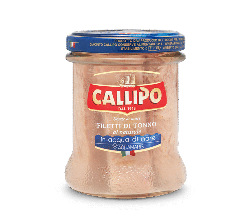 Calippo Natürliche Thunfischfilets in Aquamaris Meerwasser 122g