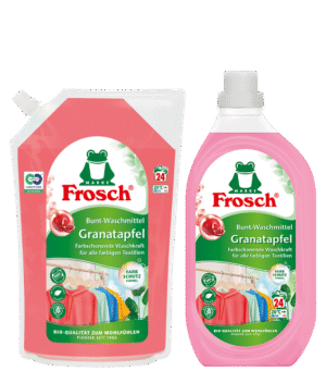 Frosch Bunt Waschmittel Granatapfel 1,44L