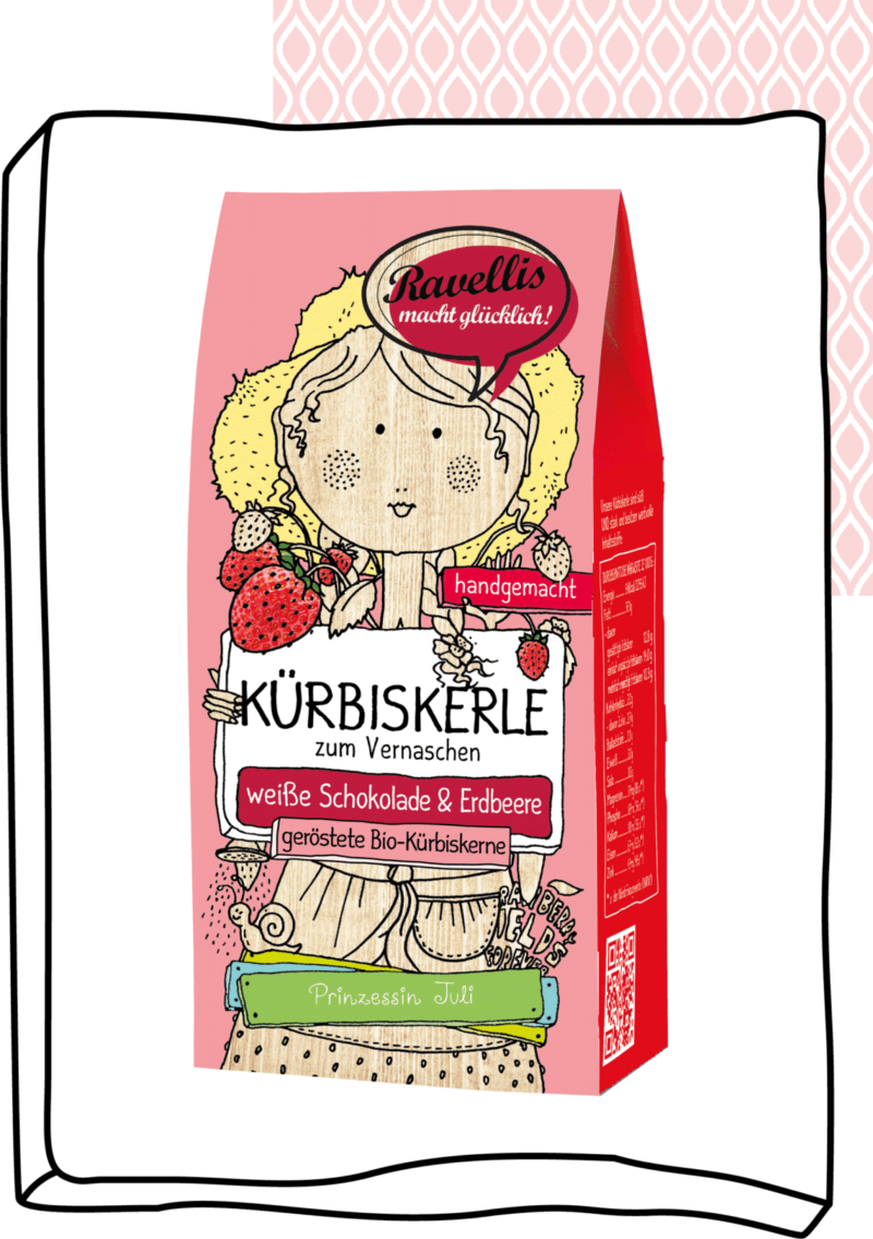 Revellis Kürbiskerne mit Schokomantel Prinzessin Juli 80g