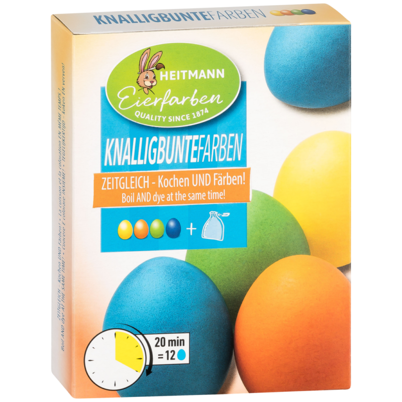 Heitmann Eierfarben Kanlligbunt 4 Farben
