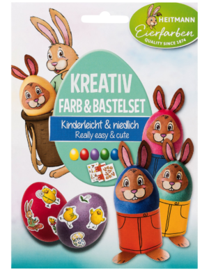 Heitmann Kreatives Farb und Bastelset 5 Farben