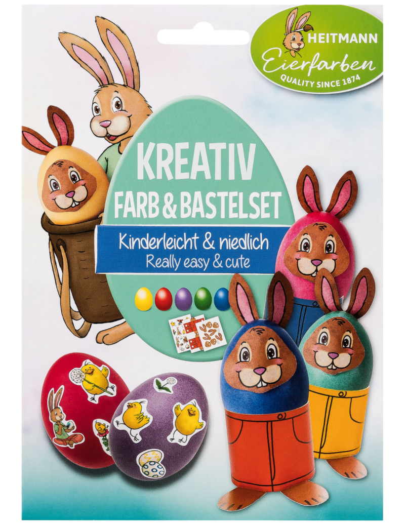 Heitmann Kreatives Farb und Bastelset 5 Farben