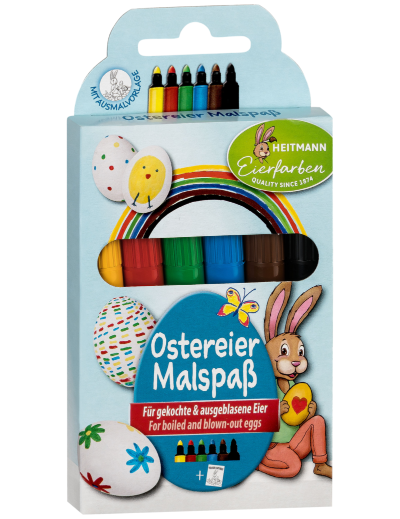 Heitmann Eierfarben Ostereier Malspaß 6 Farben