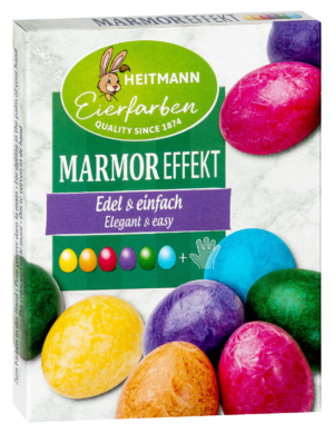 Heitmann Eierfarben Marmoreffekt 6 Farben