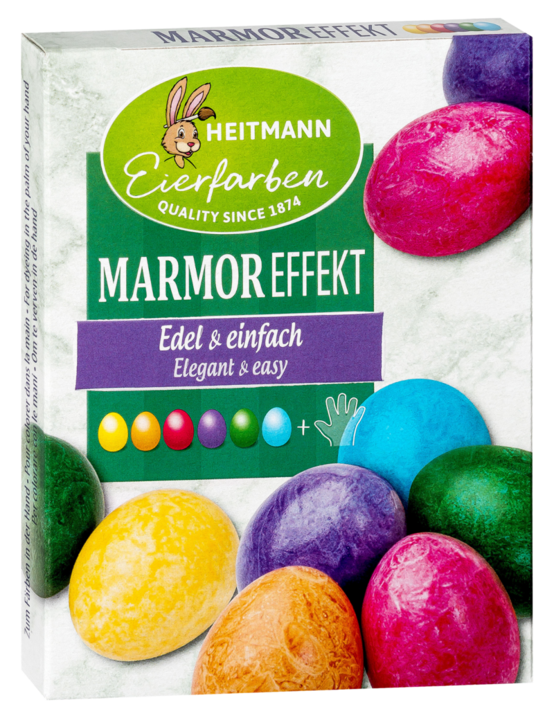Heitmann Eierfarben Marmoreffekt 6 Farben