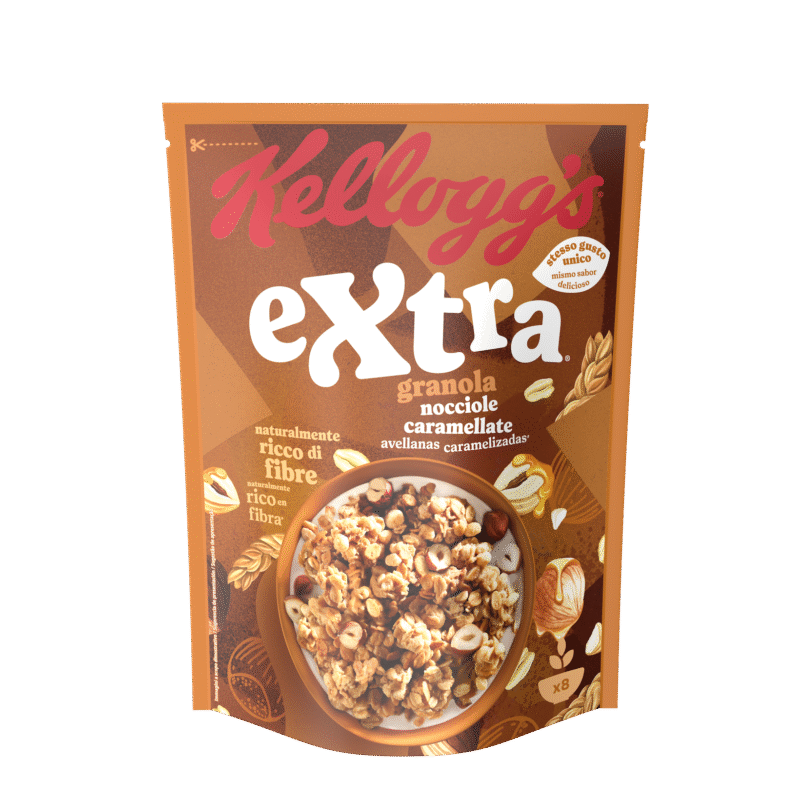 Kellogg´s extra Karamellisierte Haselnüsse 375g