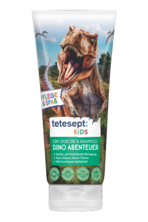 tetesept kids Dino Abenteuer 2in1 Dusche und Shampoo 200ml