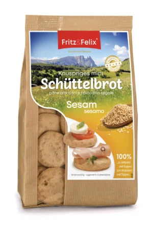 Fritz&Felix Schüttelbrot Mini mit Sesam 125g