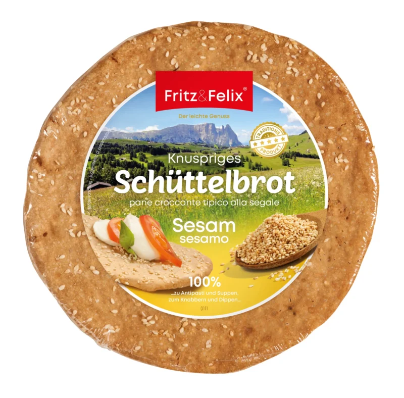 Fritz&Felix Schüttelbrot mit Sesam 150g