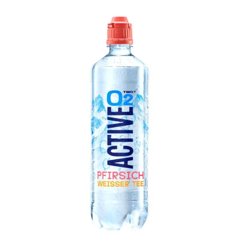 Active O2 Pfirsich mit Weißen Tee 750ml