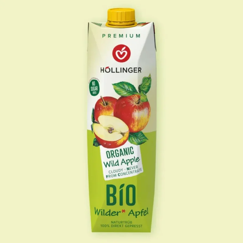 Höllinger Bio Fruchtsaft Wilder Apfel 1L