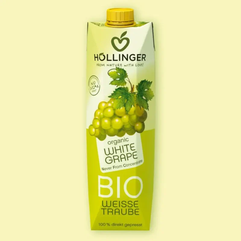 Höllinger Bio Fruchtsaft Weiße Traube 1L