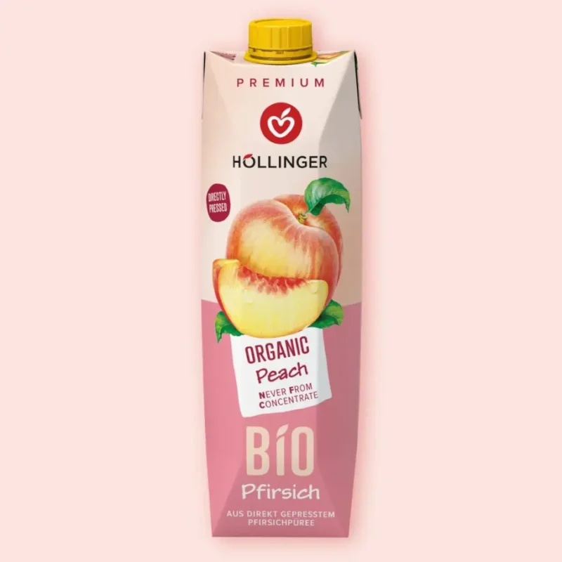 Höllinger Bio Fruchtsaft Pfirsich 1L