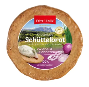 Fritz&Felix Schüttelbrot mit Zwiebel und Schnittlauch 150g
