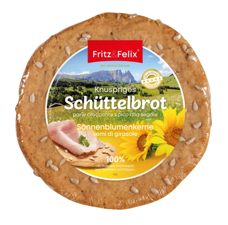 Fritz&Felix Schüttelbrot mit Sonnenblumenkörnern 150g