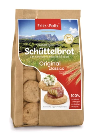 Fritz&Felix Schüttelbrot Mini Original mit Kümmel und Fenchel125g