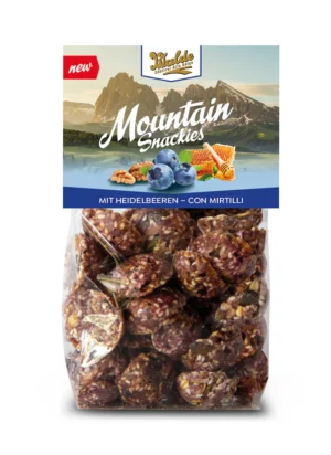 Walde Snackies mit Heidelbeere 150g