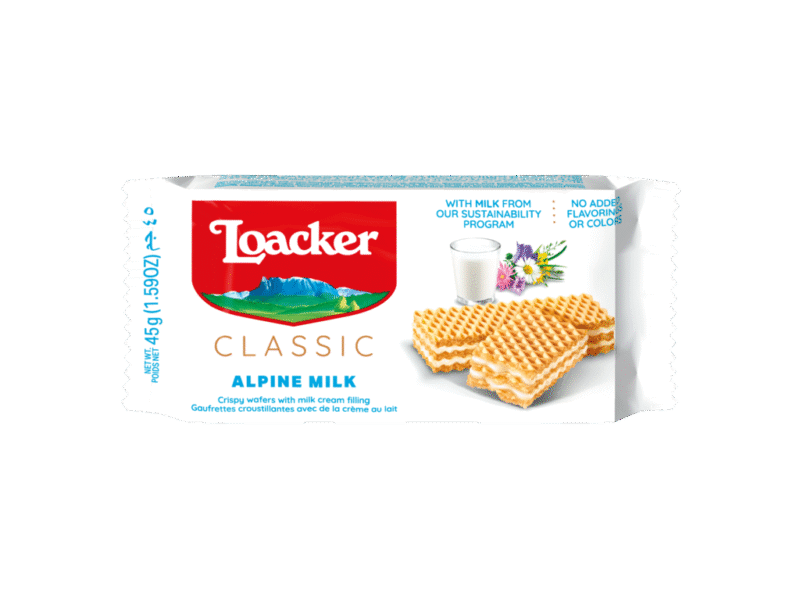 Loacker Kekse Classic Alpenmilch 45g
